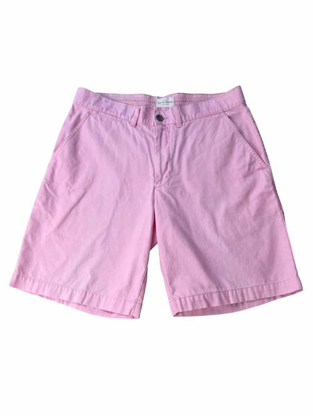 DUCK HEAD Nashville Flat Front Shorts | Pink Shorts | Classic Prep 34